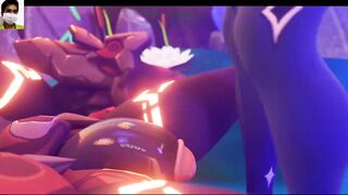 Fucked by a monster with a huge cock
