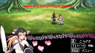 Cute blonde in hentai sex with man and green man in new erotic game video