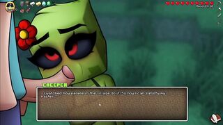 Minecraft Porn Hornycraft Shy Creeper Suck the CUM Out of STEVE Game Gallery