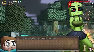 Minecraft Porn Hornycraft Shy Creeper Suck the CUM Out of STEVE Game Gallery