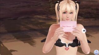 Dead or Alive Xtreme Venus Vacation Marie Rose Valentine's Day Pose Cards Fanservice Appreciation