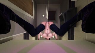 Viper gets wiped by tentacles and creampied with milk later