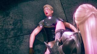 pretty knight's footjob.