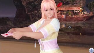 Dead or Alive Xtreme Venus Vacation Honoka Valentine's Day Pose Cards Fanservice Appreciation