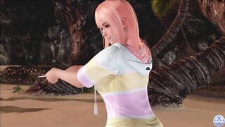 Dead or Alive Xtreme Venus Vacation Honoka Valentine's Day Pose Cards Fanservice Appreciation