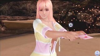 Dead or Alive Xtreme Venus Vacation Honoka Valentine's Day Pose Cards Fanservice Appreciation