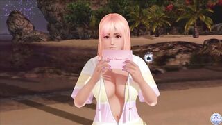 Dead or Alive Xtreme Venus Vacation Honoka Valentine's Day Pose Cards Fanservice Appreciation