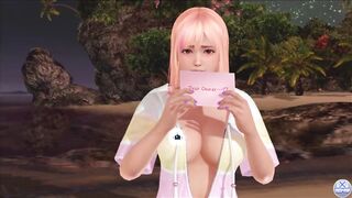 Dead or Alive Xtreme Venus Vacation Honoka Valentine's Day Pose Cards Fanservice Appreciation