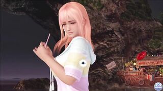Dead or Alive Xtreme Venus Vacation Honoka Valentine's Day Pose Cards Fanservice Appreciation