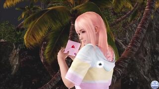 Dead or Alive Xtreme Venus Vacation Honoka Valentine's Day Pose Cards Fanservice Appreciation