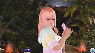 Dead or Alive Xtreme Venus Vacation Honoka Valentine's Day Pose Cards Fanservice Appreciation