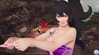 Dead or Alive Xtreme Venus Vacation Ayane Valentine's Day Pose Cards Fanservice Appreciation