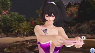 Dead or Alive Xtreme Venus Vacation Ayane Valentine's Day Pose Cards Fanservice Appreciation