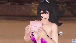 Dead or Alive Xtreme Venus Vacation Ayane Valentine's Day Pose Cards Fanservice Appreciation