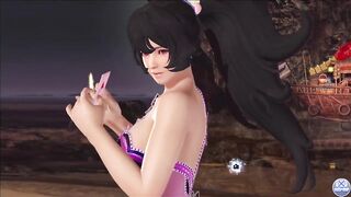 Dead or Alive Xtreme Venus Vacation Ayane Valentine's Day Pose Cards Fanservice Appreciation