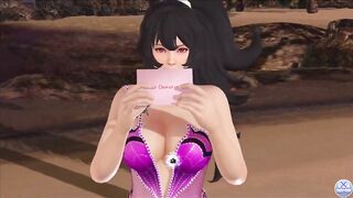 Dead or Alive Xtreme Venus Vacation Ayane Valentine's Day Pose Cards Fanservice Appreciation