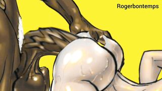 Monster cock cartoon porn black dick