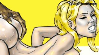 Monster cock cartoon porn black dick