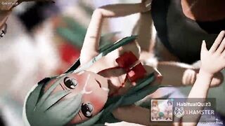 MMD r18 prinz eugen and suzuya ahegao from pleasure 3d hentai