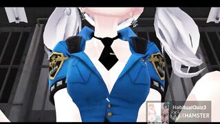 mmd r18 Secret Police KanColle Kashima fuck the Police 3d hentai
