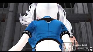 mmd r18 Secret Police KanColle Kashima fuck the Police 3d hentai