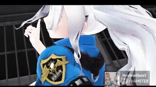 mmd r18 Secret Police KanColle Kashima fuck the Police 3d hentai