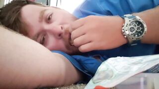 Me Enjoying A Lunchable