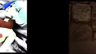 One-Punch Man: Lesbian Tatsumaki with a dick took a Blizzard of Fubuki for 10 yuan