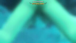 Animated futa sex underwater - 3d futanari lesbian wet sex