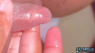 Stroking Huge Clit