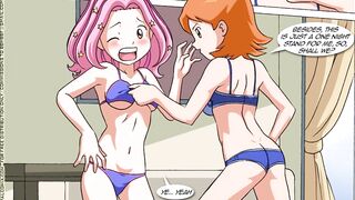 Digimon (Tai Mimi and Sora Adults Porn Parody) - Movie night at Tai's (Hard Sex) (Anime Hentai)