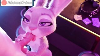 Judy Hobbs sucking cock and letting it cum on her face | MakimaOrders