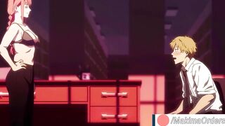4K Chainsaw man, Denji finally gets his treat from Makima | MakimaOrders
