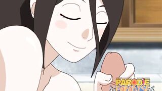 boruto Hanabi Hyuga fucking masturbating naruto's penis drink milk