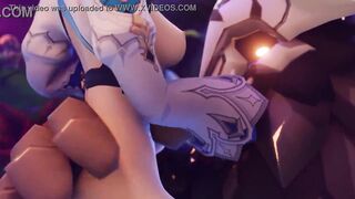 Monster fucks Eola (Genshin Impact animation)