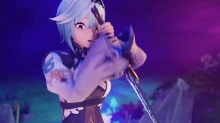 Monster fucks Eola (Genshin Impact animation)