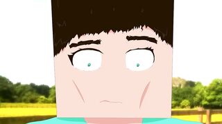 Sex with ARMLESS and LEGLESS beauty in Minecraft. 2D Animation Hentai - anime (cartoon)