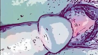 Cartoon babe closeup pretty pussy penetration ????????????