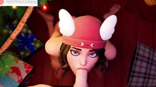Fortnite Winter Wonder Skye Blowjob On Christmas Day | MakimaOrders