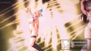 MMD r18 Kizuna AI & Mirai Akari What It Feels Like for a Girl milf love anal 3d hentai