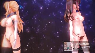 MMD r18 Kizuna AI & Mirai Akari What It Feels Like for a Girl milf love anal 3d hentai