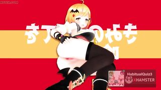 MMD r18 Vampire Vtuber 3d hentai she suck cum not red fluid 3d hentai