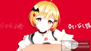 MMD r18 Vampire Vtuber 3d hentai she suck cum not red fluid 3d hentai