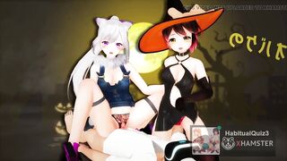 mmd r18 Happy halloween sex dance on party 3d hentai