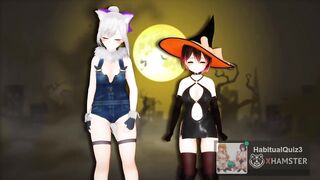 mmd r18 Happy halloween sex dance on party 3d hentai