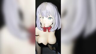手品先輩バニーフィギュアぶっかけ