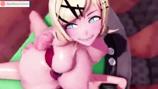 Futanari Anal Huge Cumshots 3D Hentai | MakimaOrders