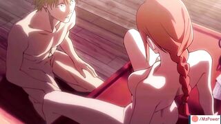 4K Chainsaw Man Denji Finally Gets His Treat From Makima | MsPower