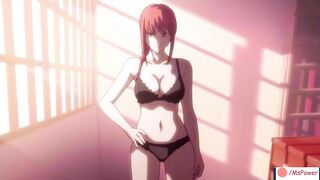 4K Chainsaw Man Denji Finally Gets His Treat From Makima | MsPower