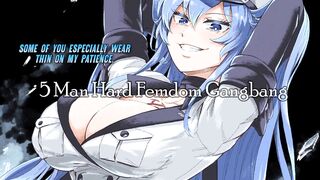 [Hentai JOI Teaser] Esdeath's Lucky Bitch [Gangbang, CBT, Denial, Edging, CEI, Humiliation, Femdom]